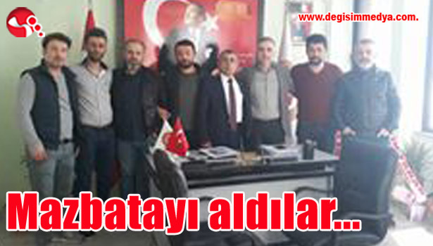 Mazbatayı aldılar...