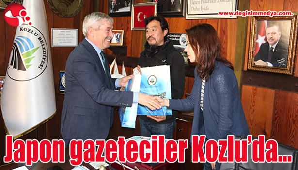 Japon Gazeteciler Kozlu'da...