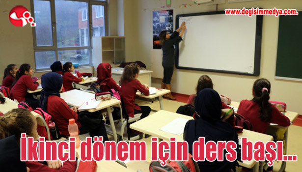 İkinci dönem için ders başı...