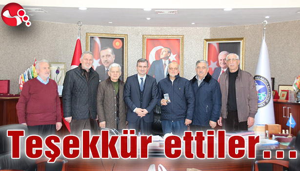 Teşekkür ettiler...