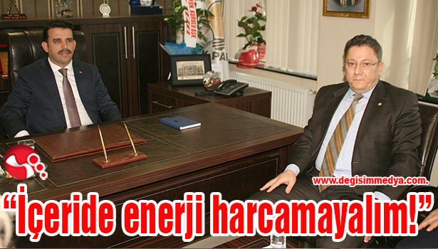 TSO heyetinden AK Parti İlçe Başkanı Çakır'a ziyaret...