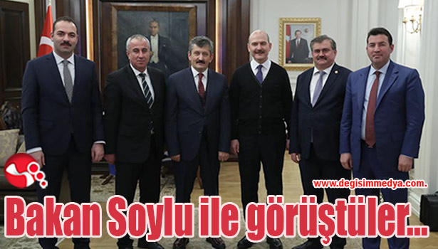 Bakan Soylu ile görüştüler...