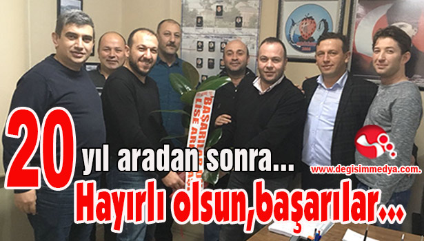 20 yıl aradan sonra bir aradalar...