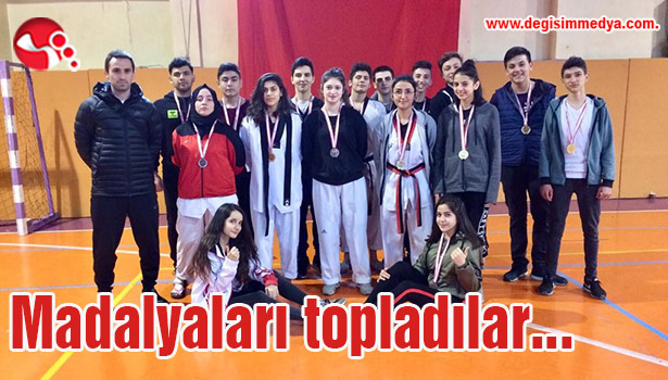 Madalyaları topladılar...