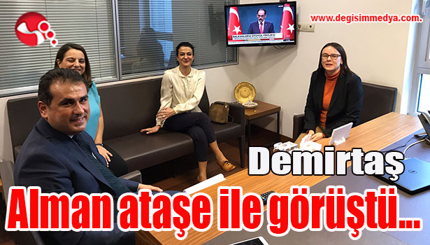 Demirtaş Alman ataşe ile görüştü...