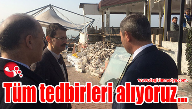 Tüm tedbirleri alıyoruz...