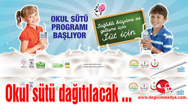 Okul sütü dağıtılacak ...