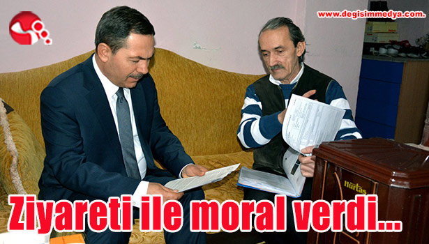 Ziyareti ile moral verdi...