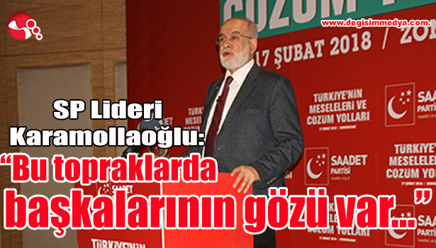 SP Lideri Karamollaoğlu, Zonguldak'ta konferans verdi...