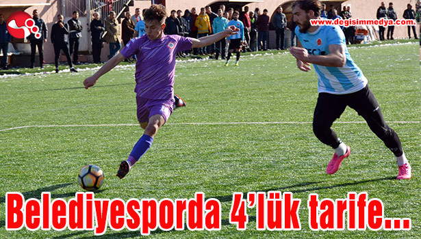 Belediyesporda 4'lük tarife...