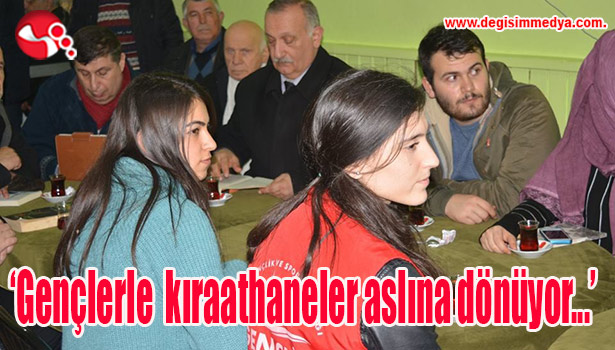 'Gençlerle kıraathaneler aslına dönüyor' projesi hayata geçti...