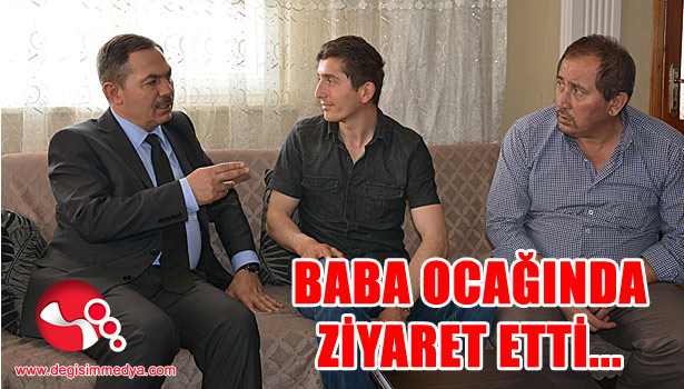 Uysal, yaralı askeri baba evinde ziyaret etti...