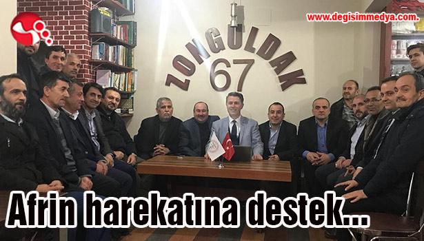 Afrin harekatına destek...