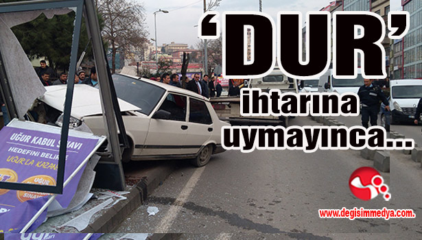 'Dur' ihtarına uymayınca...