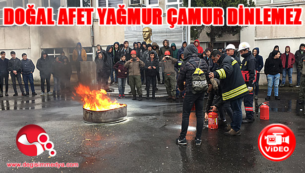 ERİDAK anlattı... 'Doğal afet yağmur çamur dinlemez'