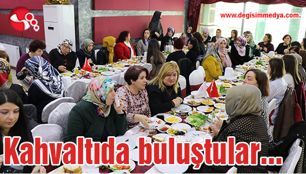 Kahvaltıda buluştular...