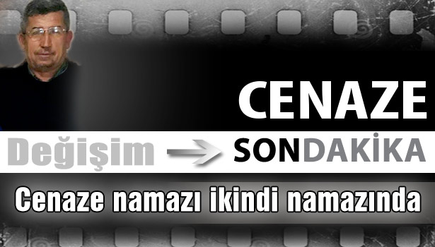 Cenaze namazı ikindi namazında