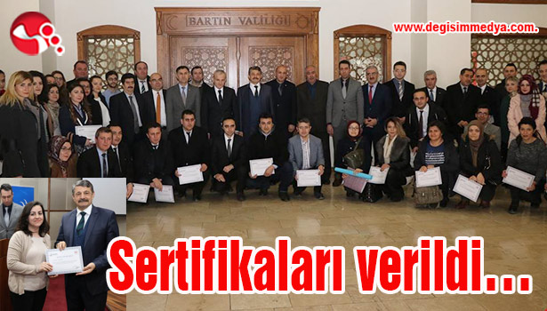 Proje Eğitimi Sertifika Töreni Gerçekleştirildi...