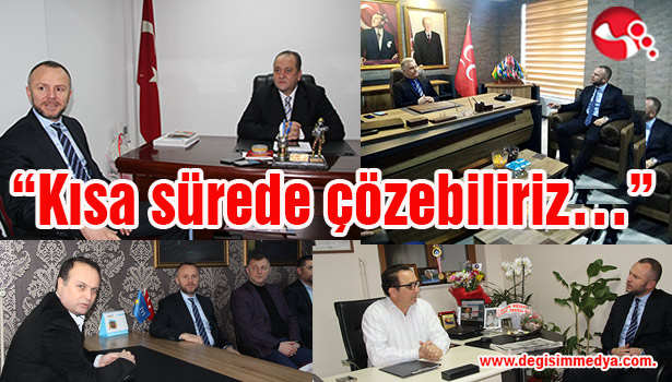 "Kısa sürede çözebiliriz..."