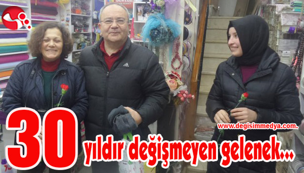 30 yıldır değişmeyen gelenek...