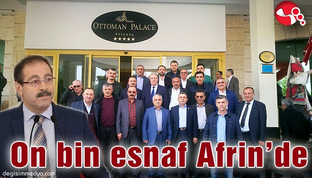 On bin esnaf Afrin'de