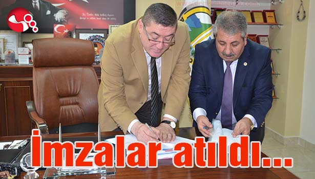 İmzalar atıldı...