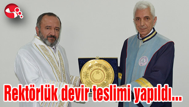 BEÜ'de Rektörlük devir teslimi yapıldı...