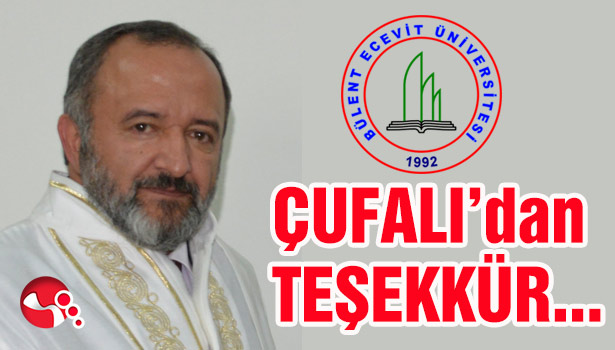 Çufalı'dan teşekkür...