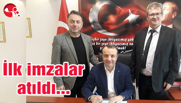 İlk imzalar atıldı...