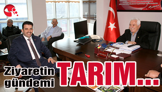 Ziyaretin gündemi Tarım...