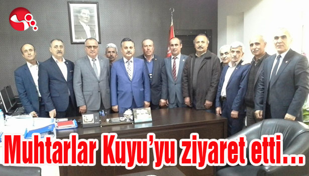 Muhtarlar Kuyu'yu ziyaret etti...