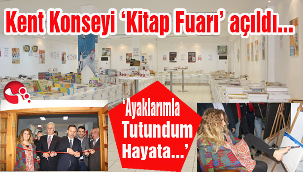 Kent Konseyi 'Kitap Fuarı' açıldı...
