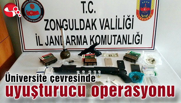 Üniversite çevresinde uyuşturucu operasyonu