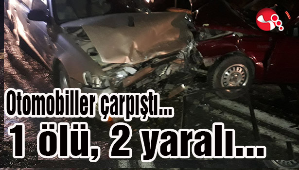Otomobiller çarpıştı...