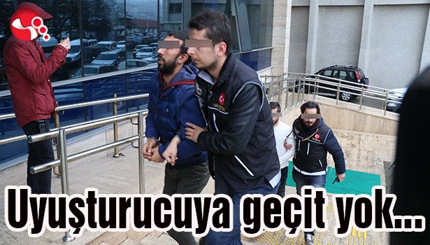 Uyuşturucuya geçit yok...
