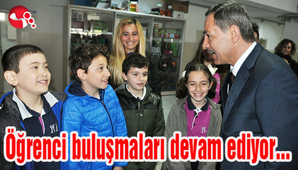 Başkan Uysal, öğrencilerle buluşmaya devam ediyor...