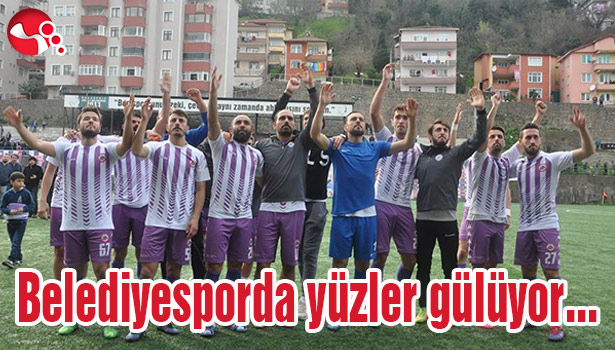 Belediyesporda yüzler gülüyor...