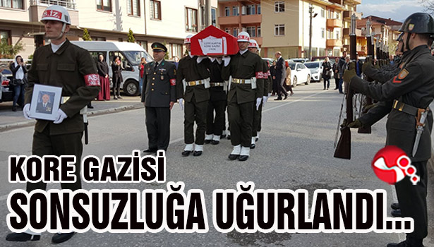Kore Gazisi sonsuzluğa uğurlandı...