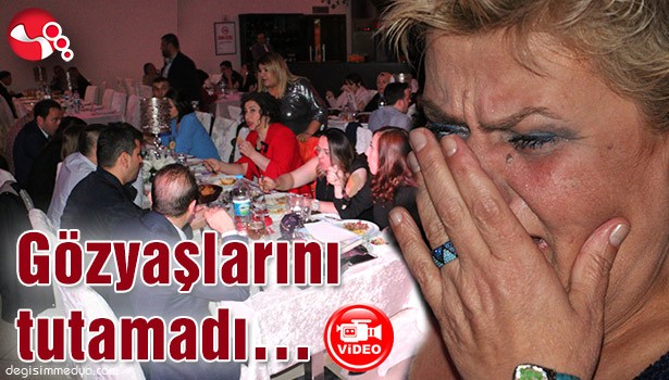 Gözyaşlarını tutamadı...