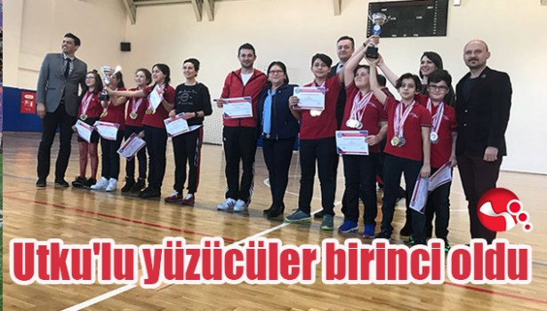 Utku'lu yüzücüler birinci oldu