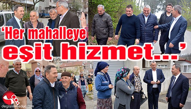 Başkan Uysal: "Her mahalleye dokunuşlarımız var..."