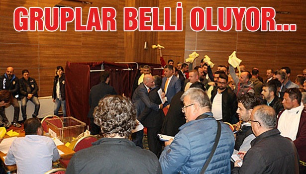 Gruplar belli oluyor...