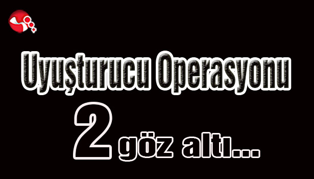 Uyuşturucu operasyonu: 2 göz altı...