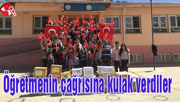 Yasemin öğretmenin çağrısına kulak verdiler