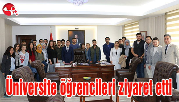 Üniversite öğrencileri ziyaret etti