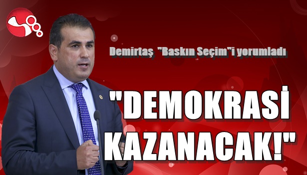 Demirtaş "Baskın Seçim"i değerlendirdi