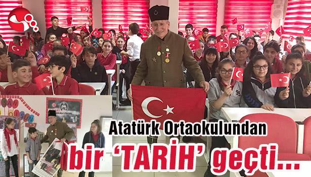 Atatürk Ortaokulundan bir 'Tarih' geçti...