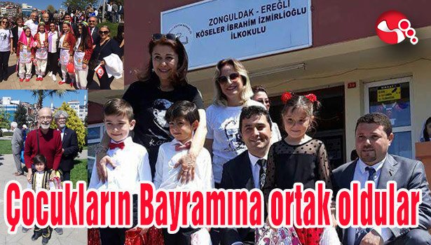 Çocukların Bayramına ortak oldular