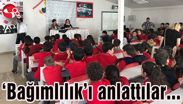 Öğrencilere 'Bağımlılık'ı anlattılar...