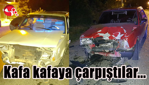 Kafa kafaya çarpıştılar...